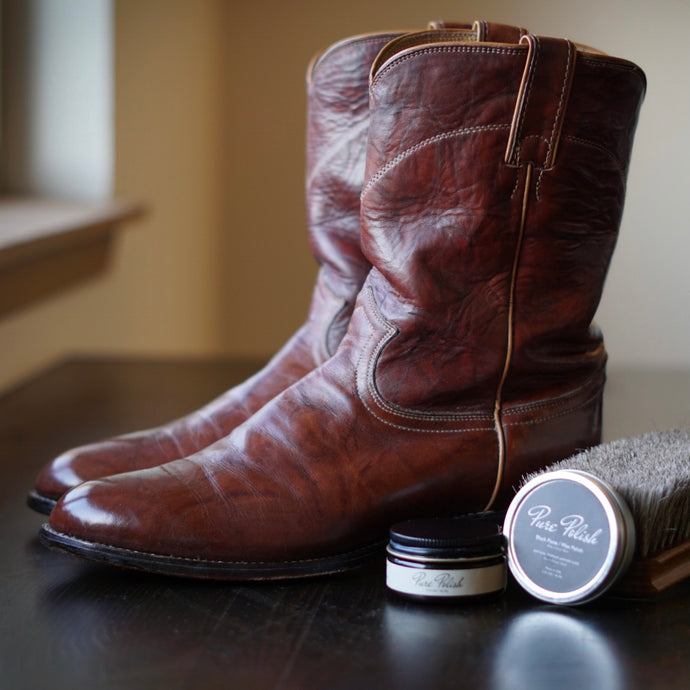 Restoring Leather Surface Scratches On Cowboy Boots