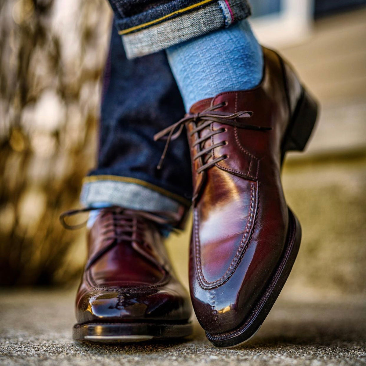 Burgundy derby clearance