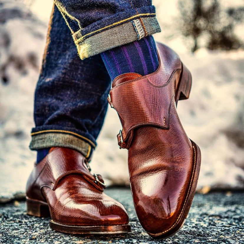 Saint Crispins Mod 505 Horween Russian Hatch Grain Double