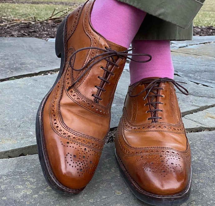 Allen Edmonds Brown Brogue Oxford Shoe