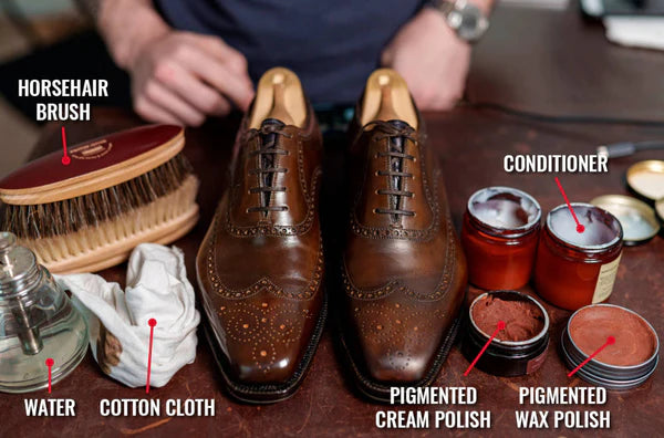 How to Polish Dress Shoes Article