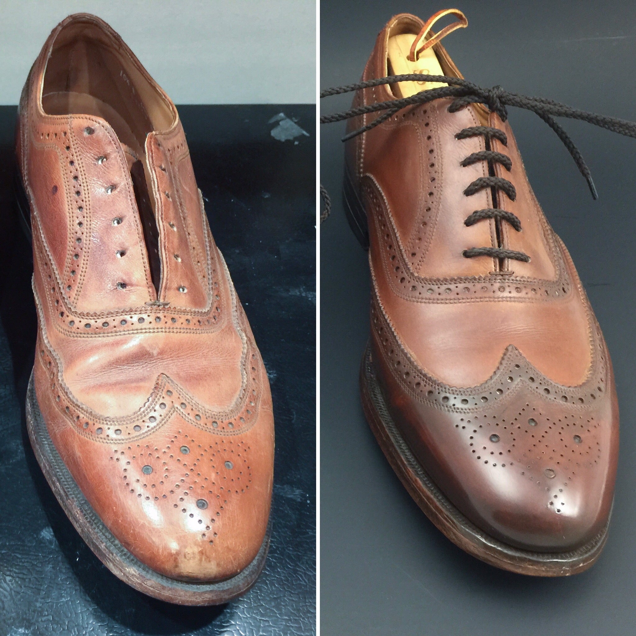 Two Step Vintage - Saddle Shoes made in Austria