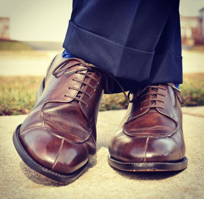 Sons of Henry Brown Split Toe Pie Crust Derby Shoe