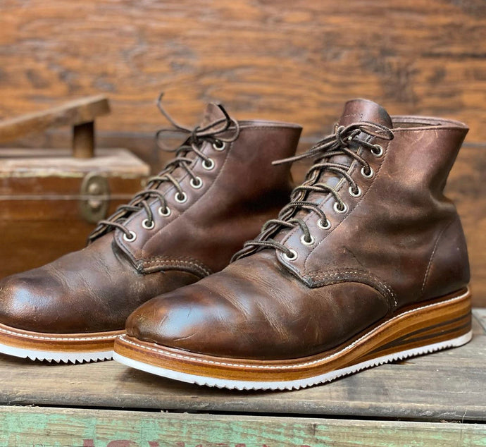 Vibram Brown Redwing 9111's Derby Boot