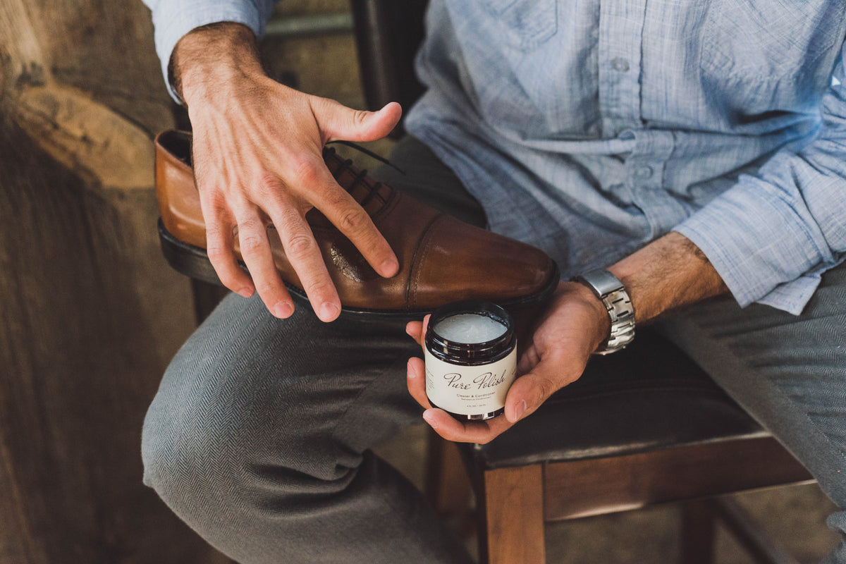 Natural Shoe Polish and Premium Leather Care Made in USA – Pure Polish – Pure Polish Products
