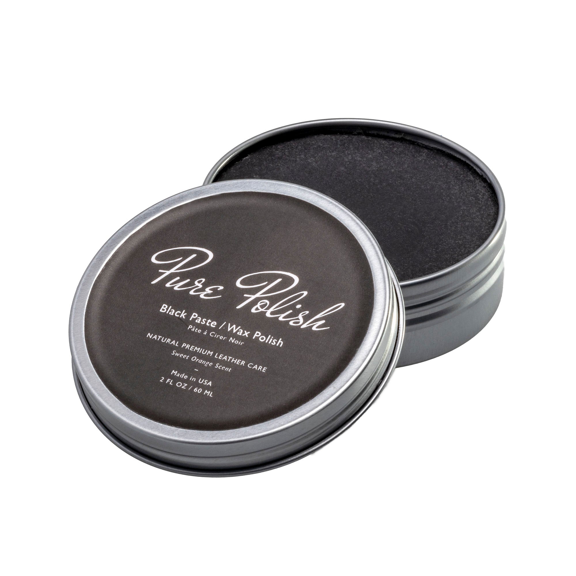 Traditional Black Shoe Polish 50ml Tin | Water Resistant Leather Wax - UK Made