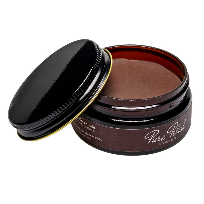 Brown Cream Polish Shoe Polish by Pure Polish