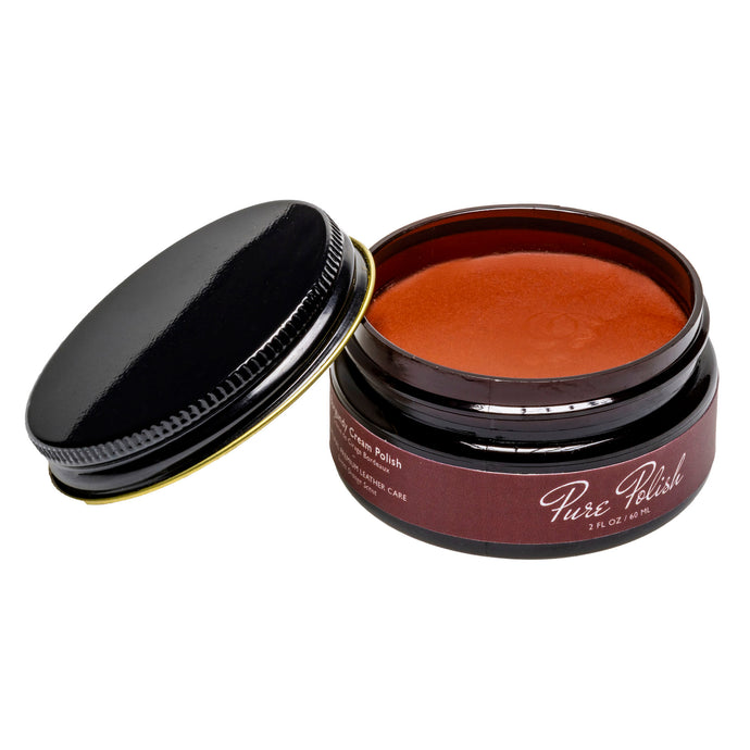 Burgundy Cream Polish Shoe Polish by Pure Polish